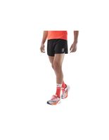 pantalones de running compressport racing split hombre negro