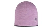 gorro infantil reversible buff merino rosa gris