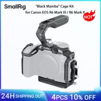 kit de jaula smallrig r6 mark iii black mamba para canon eos r6 mark iii  r6 mark ii placa de liberacion rapida arca-swiss incorporada -5960