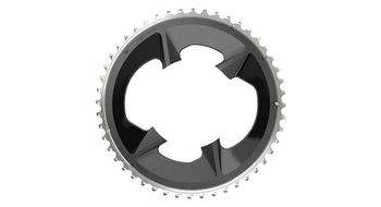 Plato exterior sram rival axs distancia entre centros de 107 mm  con tapones de rosca