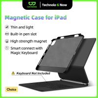 goojodoq funda magnetica para ipad pro 11 13 2024 m4 air 6 air 45 ipad pro 129 funda compatible con teclado magico portalapices