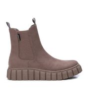 refresh para mujer 17024904-taupe botines 170249 marron 38 plano 1 a 3cm cremallera casual