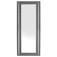 espejo de pared negro 51 x 141 cm material sintetico estilo minimalista escandinavo lunel