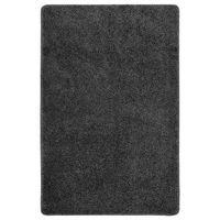 alfombra peluda antideslizante gris oscuro 200x290 cm vidaxl