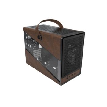 Torre MONTECH HERITAGE PRO Black Micro-ATX Ventana USB-C 4x120mm CPU 170mm GPU 400mm