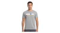 camiseta gris de manga corta ironman copenhague para hombre