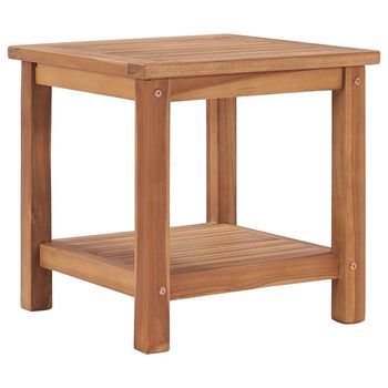Mesa De Centro De Madera Maciza De Teca 45x45x45 Cm Vidaxl
