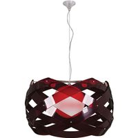 colgante acuario grande 1xe27 alregxd60cm rojo