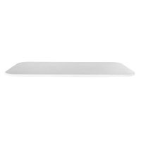 tablero de mesa para hosteleria rectangular de marmol blanco 4 personas l 120 cm
