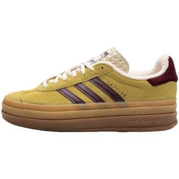 adidas Zapatillas Gazelle Bold Almost Yellow Maroon para mujer
