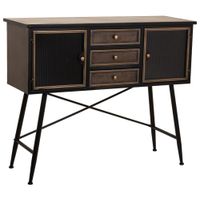 aparador de metal marron 122x42x100