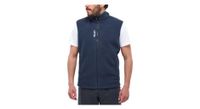 forro polar sin mangas millet cimai azul para hombre