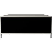 alphason hyde 1200 mm tv stand - white white