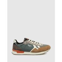 pepe jeans zapatillas zapatilla brit essence verde para hombre