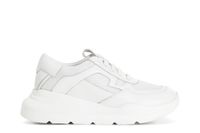 zapatillas deportivas de piel y tela white