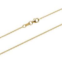 cadena de ancla en oro 9 quilates