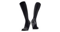 x socks run expert effektor otc calcetines negro gris oscuro