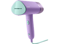 cepillo de vapor y plancha - philips sth301030 1000 w 2 bar placa metalica compacto plegable morado