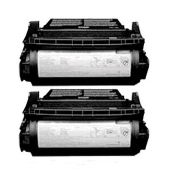 Compatible Twin Pack Lexmark 12A6860 Black Toner Cartridges (2 Pack)