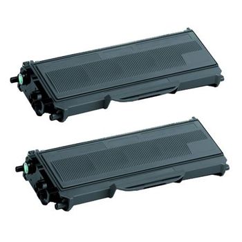 Compatible Twin Pack Brother TN2120 Black Toner Cartridges (2 Pack)