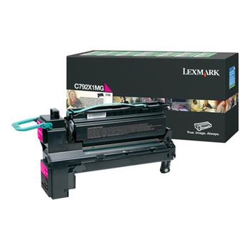Lexmark C792X1MG Original Magenta High Capacity Return Program Toner Cartridge
