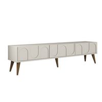 soporte de tv de madera lyon - 180 x 35 x 44 cm - cremenoix