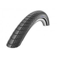 schwalbe cubierta big apple 28x215 race-guard hs430 liteskin rigida negro con reflectante 55-622