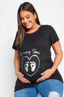 bump it up maternity camiseta negra coming soon