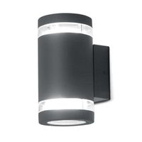 aplique de pared de exterior magnus 2 luces