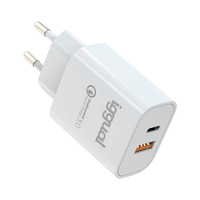 iggual cargador doble usb qc30  tipo c pd 20w