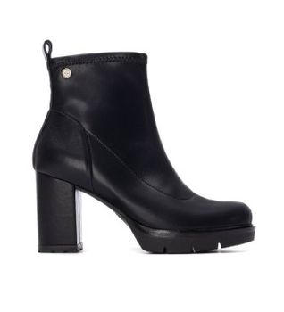 Xti para mujer. 14473501-NEGRO Botines 144735 negro (39), 8 a 10cm, Cremallera, Casual