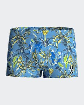 Boxer de Baño con estampado floral