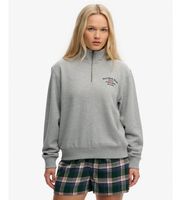 superdry para mujer w2012618a sudadera athletic essential gris xs casual algodon