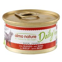 almo nature daily menu 24 x 85 g - pack ahorro - bocaditos con buey