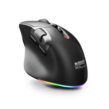 Ratón Urban Factory ONLEE PRO Plus Bluetooth 7200 DPI Negro 10 Botones Iluminación
