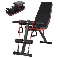 banco de mancuerna plegable inclinable banco de pesas musculacion multifuncional para entrenamiento completo maquina de fitness gimnasio hogar 5490 sg001