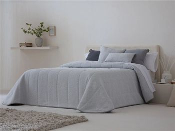 Colcha cero relleno sada, cubre cama plano para verano jacquard geométrica
