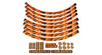 kit de ruedas race face pegatinas naranja