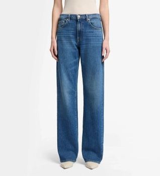 7 For All Mankind para mujer. 7U660C65EPR Jeans Explorer azul (27), Casual, Algodón