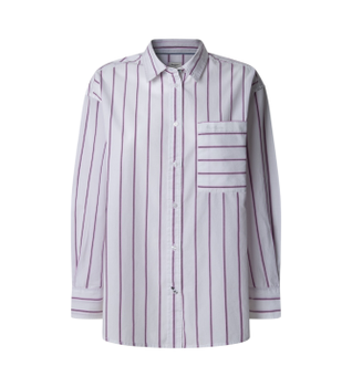Pepe Jeans para mujer. PL305004 Camisa Cherry blanco (L), Casual, Algodón, Manga larga