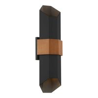 aplique de pared de exterior led chasm 95w