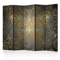 biombo - golden butterfly ii 225x172 cm
