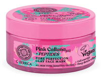 natura siberica pink canulla mascarilla facial de arcilla poros perfectos 100 ml