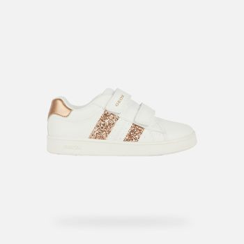 GEOX Eclyper Niña Blanco/rosa Oro