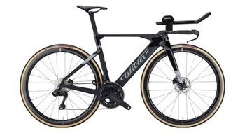Bicicleta de triatlon wilier triestina turbine slr shimano ultegra di2 12s 700 mm negra 2024