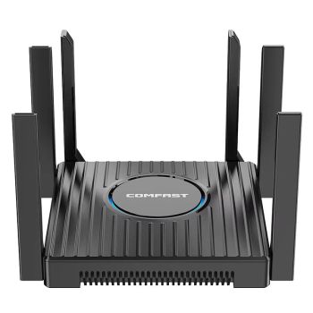 Enrutador COMFAST CF-WR673BE WiFi 7 3570 Mbps Doble banda 2.5G puerto Chip Qualcomm de cuatro núcleos 6 antenas Alta pot