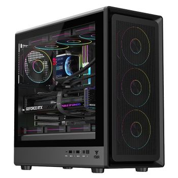 Carcasa Itek MESHCORE 36B Torre Gaming RGB ATX