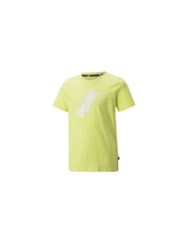 Camiseta Puma Power Logo Boys Green