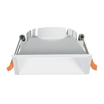 Aro empotrable oniro abs cuadrado l.8,1xan.8,1xal.3,5cm en abs blanco