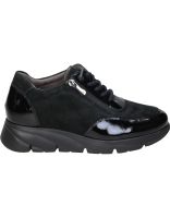 zapatos de piel con cuna para mujer calzazul-flex 3316 negro 37